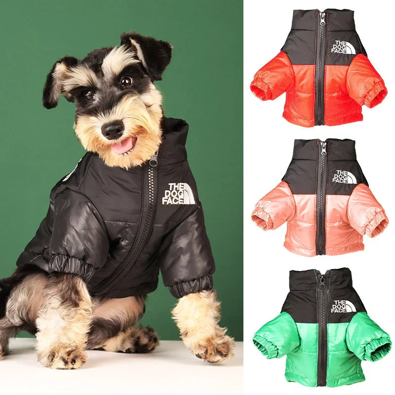 Dog Face Puffer Coat